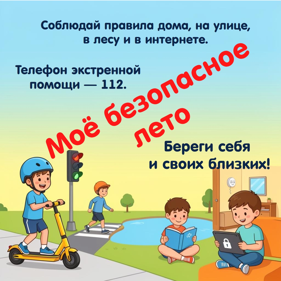 Мое безопасное лето Мое безопасное лето 1